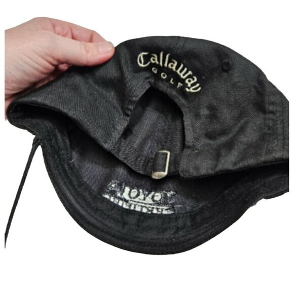 Callaway Golf X-Series Toyota Certified Baseball Cap Black & White Adjustable OS - Picture 6 of 11